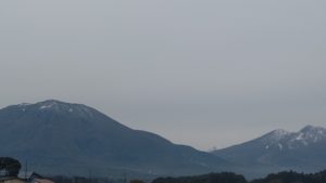 黒姫山と妙高山